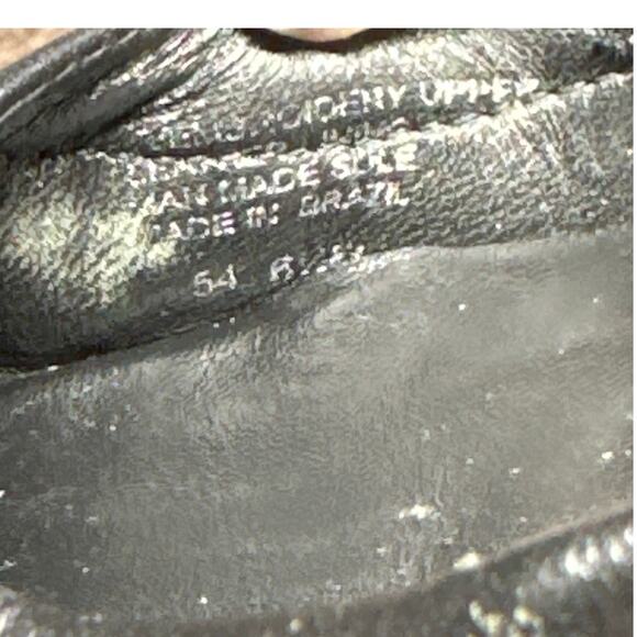 Tory Burch Black Leather Sparkle Sequin Logo Ballet Flats Size 6.5 - Picture 9 of 9